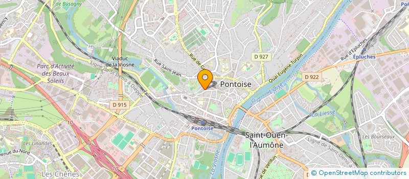 localisation de l'entreprise MONSIEUR HAMED KOUYATE  PONTOISE