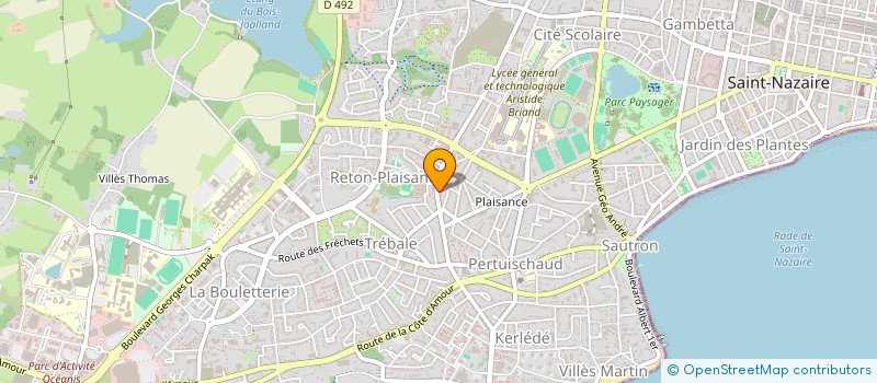 localisation de l'entreprise MONSIEUR HAMED MAHOUR  SAINT-NAZAIRE