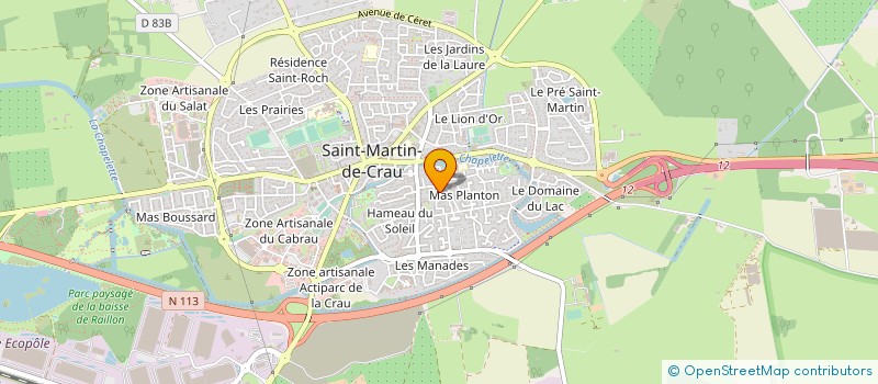 localisation de l'entreprise MONSIEUR HAMED MERHOUNI à SAINT-MARTIN-DE-CRAU