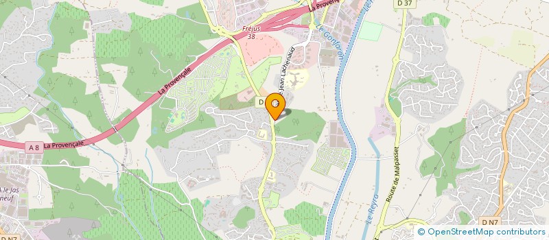 localisation de l'entreprise MONSIEUR HAMED MESSOUS à FREJUS