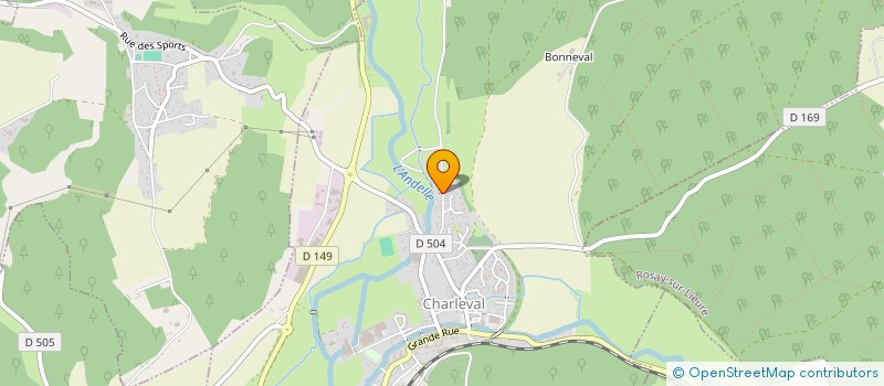 localisation de l'entreprise MONSIEUR HAMED MORADI  CHARLEVAL