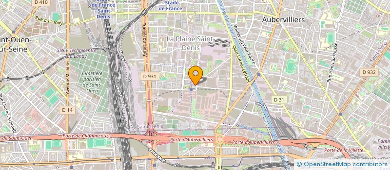 localisation de l'entreprise MONSIEUR HAMED MOUNIR AHMAD  AUBERVILLIERS