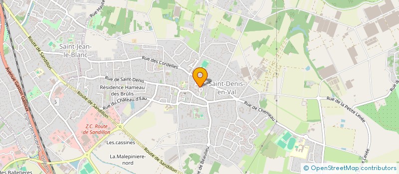 localisation de l'entreprise MONSIEUR HAMED OUERTANI à SAINT-DENIS-EN-VAL