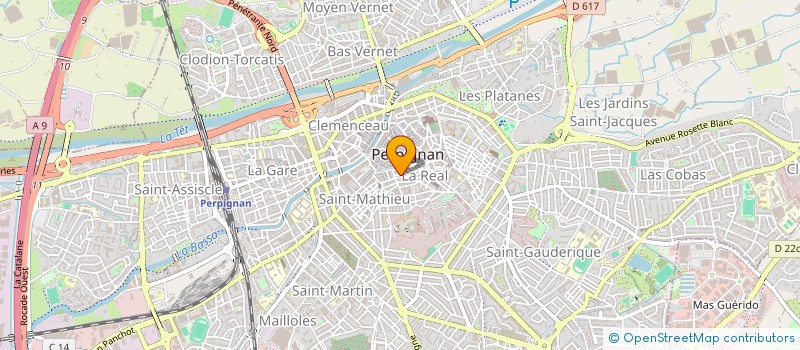 localisation de l'entreprise MONSIEUR HAMED QURBANI  PERPIGNAN