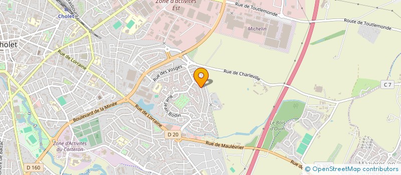 localisation de l'entreprise MONSIEUR HAMED SARGAZI à CHOLET