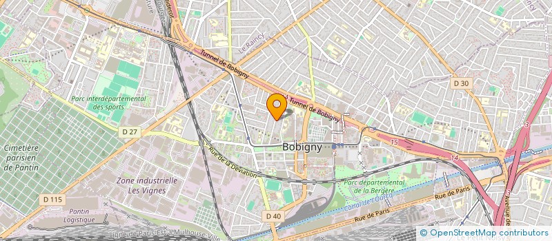 localisation de l'entreprise MONSIEUR HAMED SHERIF  BOBIGNY