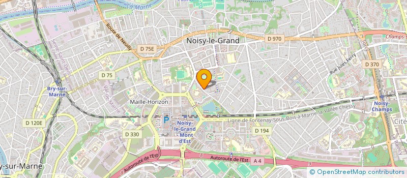 localisation de l'entreprise MONSIEUR HAMED SNOUSSI  NOISY-LE-GRAND