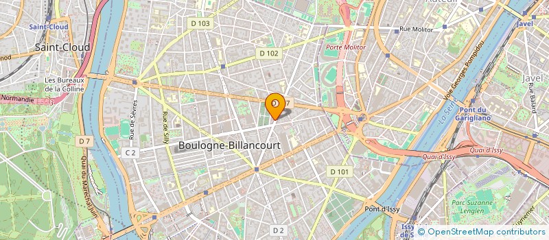 localisation de l'entreprise MONSIEUR HAMED SYLLA à BOULOGNE-BILLANCOURT