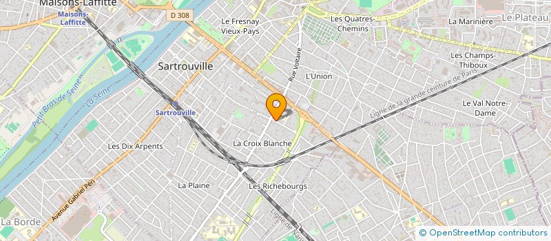 localisation de l'entreprise MONSIEUR HAMED TAFERRANT à SARTROUVILLE