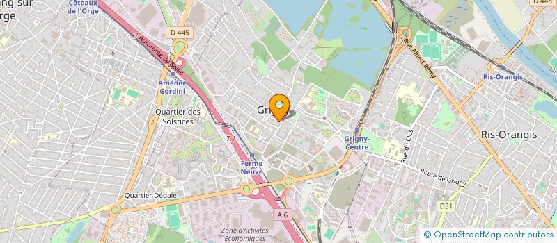 localisation de l'entreprise MONSIEUR HAMED TOURE  GRIGNY