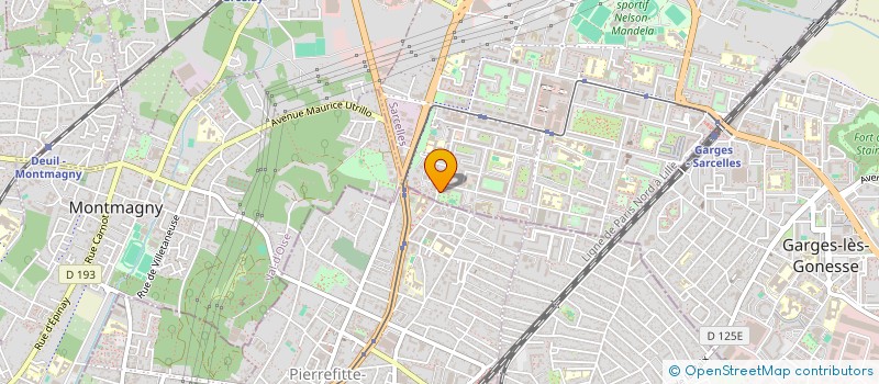 localisation de l'entreprise MONSIEUR HAMED TRAORE à SARCELLES