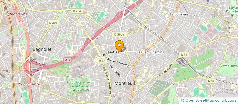 localisation de l'entreprise MONSIEUR HAMED ZEGHADI à MONTREUIL