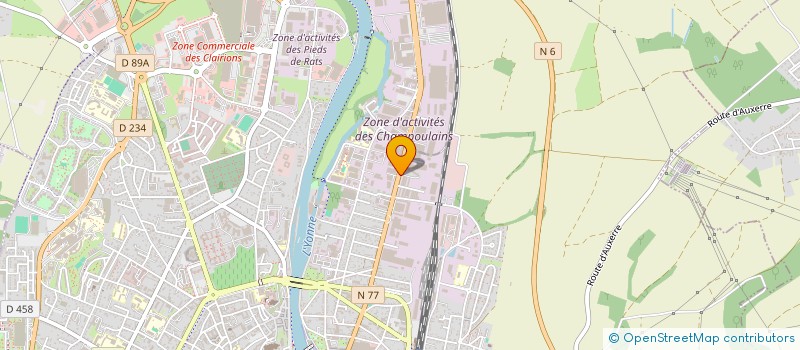 localisation de l'entreprise MONSIEUR HAMEDULLAH BARAKZAI à AUXERRE