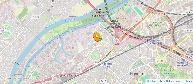 localisation de l'entreprise MONSIEUR HAMEEDULLAH JABARKHIL  NANTERRE