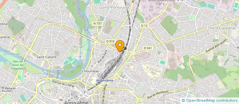 localisation de l'entreprise MONSIEUR HAMEEDULLAH MAROUF à ANGOULEME