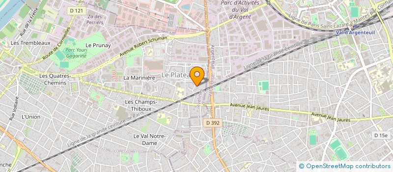 localisation de l'entreprise MONSIEUR HAMEEM HOSSAIN CHOUDHURY  SARTROUVILLE