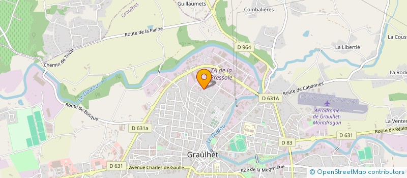 localisation de l'entreprise MONSIEUR HAMEM BOUCHAREB  GRAULHET