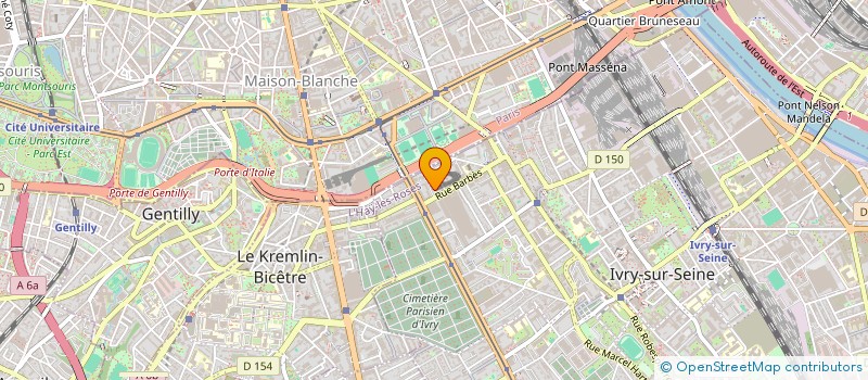 localisation de l'entreprise MONSIEUR HAMET DANTIOKO  IVRY-SUR-SEINE