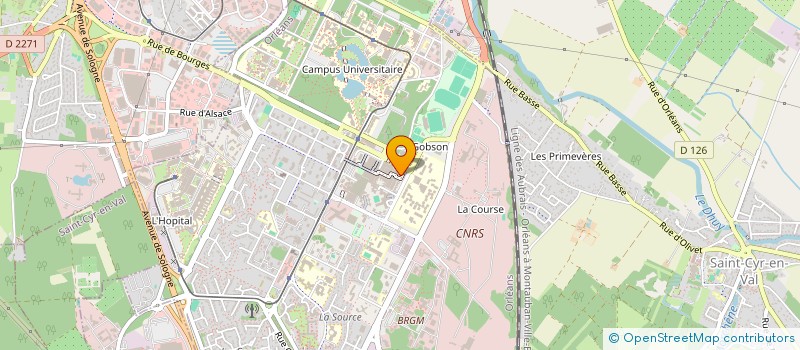 localisation de l'entreprise MONSIEUR HAMET GUISSE à ORLEANS