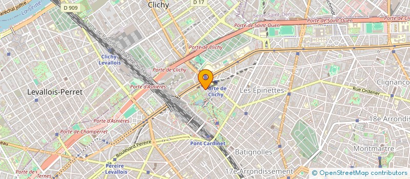 localisation de l'entreprise MONSIEUR HAMET TANDIA à PARIS