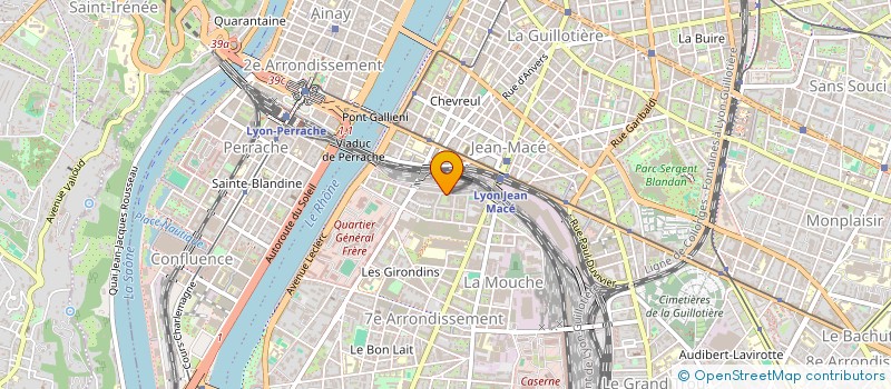 localisation de l'entreprise MONSIEUR HAMETH BACHIR SALL  LYON