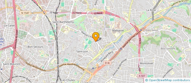 localisation de l'entreprise MONSIEUR HAMI BA  MARSEILLE