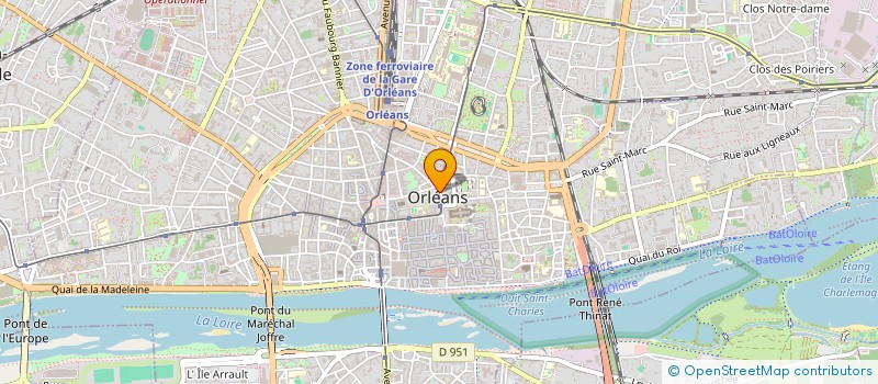 localisation de l'entreprise MONSIEUR HAMICHE RIDANE à ORLEANS