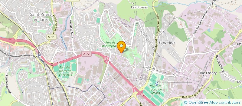 localisation de l'entreprise MONSIEUR HAMID ABDELLAOUI  SAINT-ETIENNE