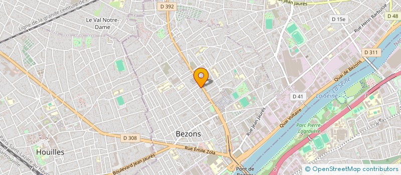 localisation de l'entreprise MONSIEUR HAMID ABDI  BEZONS