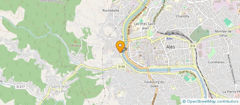 localisation de l'entreprise MONSIEUR HAMID ABENMANSOUR  ALES