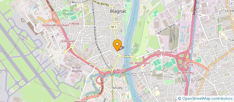 localisation de l'entreprise MONSIEUR HAMID ALILECHE  BLAGNAC