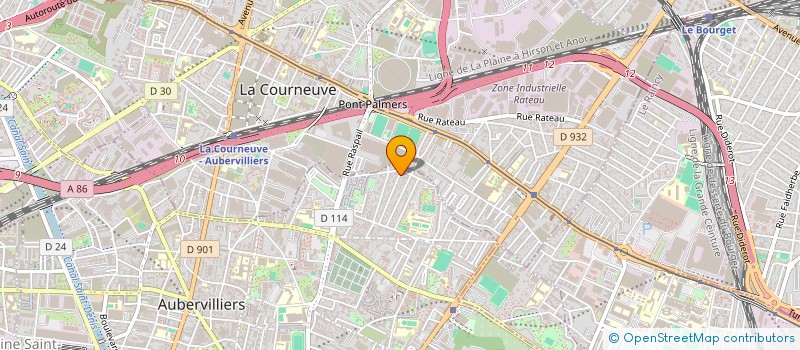 localisation de l'entreprise MONSIEUR HAMID ALLAG  AUBERVILLIERS