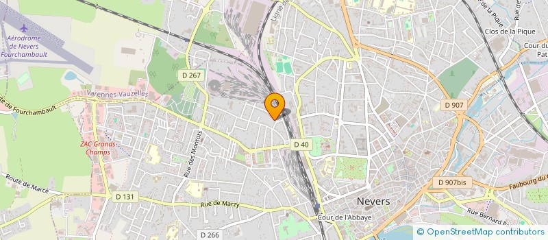 localisation de l'entreprise MONSIEUR HAMID-ALLAH OUHYAN à NEVERS