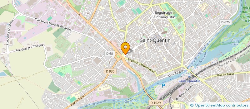 localisation de l'entreprise MONSIEUR HAMID ALLAM à SAINT-QUENTIN