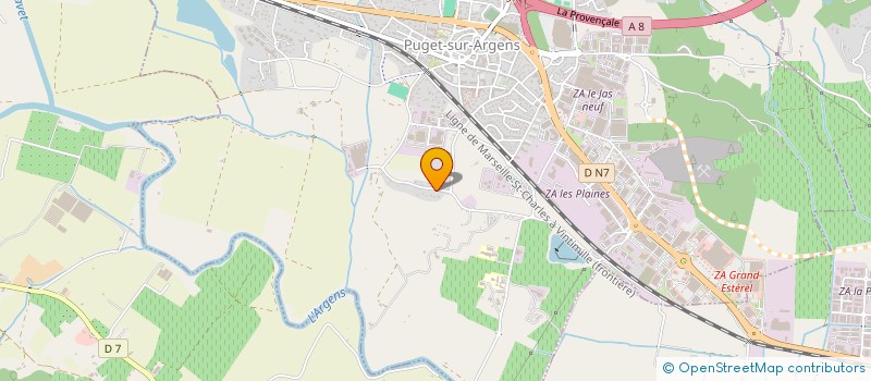 localisation de l'entreprise MONSIEUR HAMID AMARAY à PUGET-SUR-ARGENS