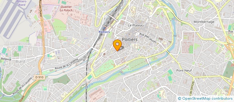 localisation de l'entreprise MONSIEUR HAMID AMROUCHE à POITIERS