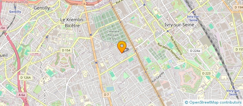 localisation de l'entreprise MONSIEUR HAMID AOUSSAT  IVRY-SUR-SEINE