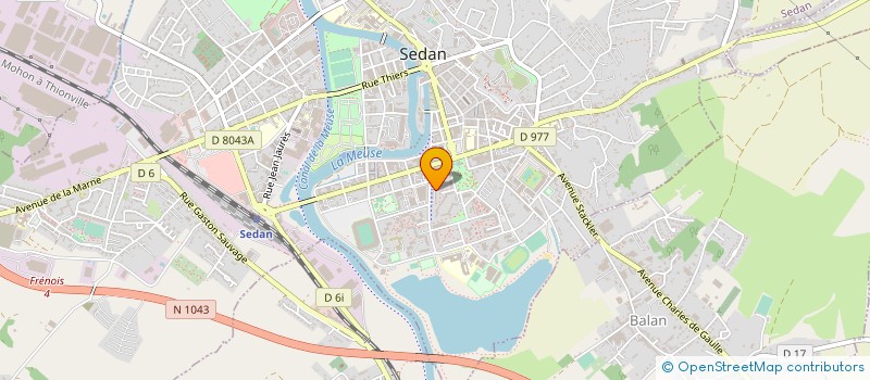 localisation de l'entreprise MONSIEUR HAMID AZZIRARI  SEDAN