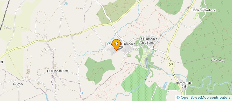 localisation de l'entreprise MONSIEUR HAMID BELCAID  ALLEGRE-LES-FUMADES