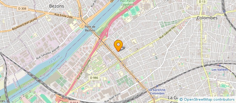 localisation de l'entreprise MONSIEUR HAMID BELLIL à COLOMBES