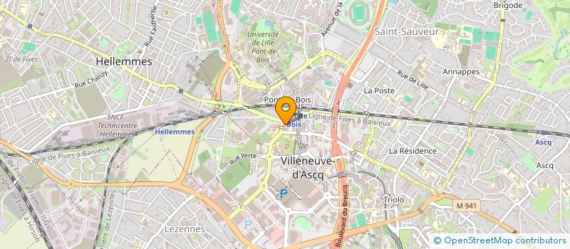 localisation de l'entreprise MONSIEUR HAMID BEN DAOUD  VILLENEUVE-D'ASCQ