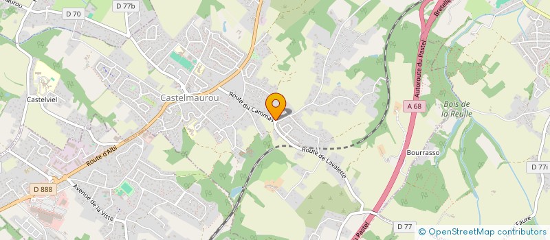 localisation de l'entreprise MONSIEUR HAMID BENHAMDI  CASTELMAUROU