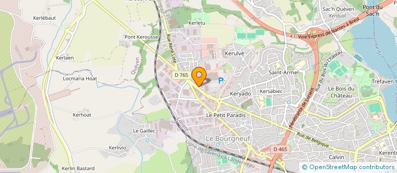 localisation de l'entreprise MONSIEUR HAMID BENREJDAL  LORIENT