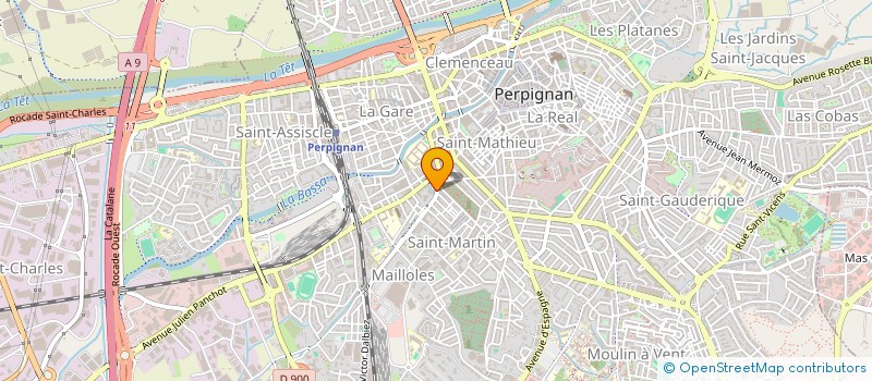 localisation de l'entreprise MONSIEUR HAMID BENSANI à PERPIGNAN