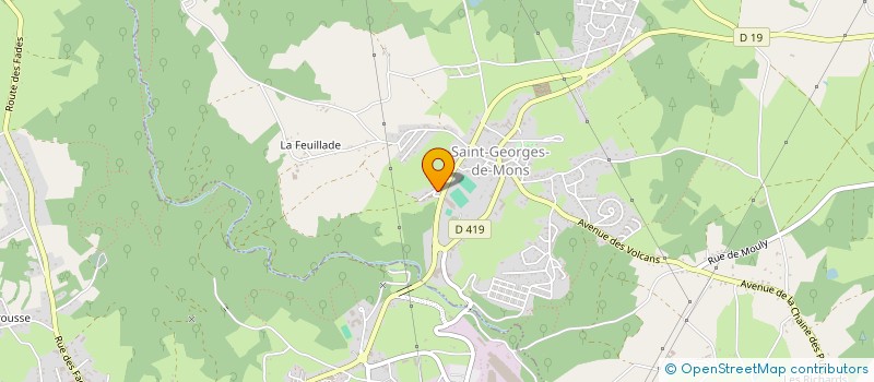 localisation de l'entreprise MONSIEUR HAMID BENTAHER  SAINT-GEORGES-DE-MONS