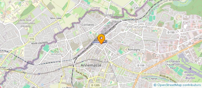 localisation de l'entreprise MONSIEUR HAMID BERHOU  ANNEMASSE