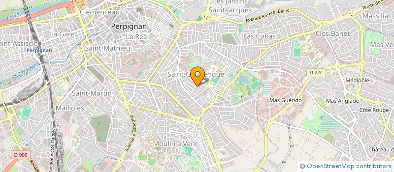 localisation de l'entreprise MONSIEUR HAMID BOUAMER  PERPIGNAN