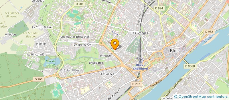 localisation de l'entreprise MONSIEUR HAMID BOUAOUDA à VINEUIL
