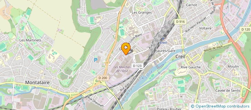 localisation de l'entreprise MONSIEUR HAMID BOUDROUSS  CREIL