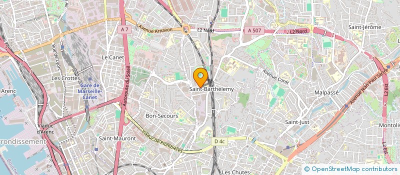 localisation de l'entreprise MONSIEUR HAMID BOUFERRACHE à MARSEILLE